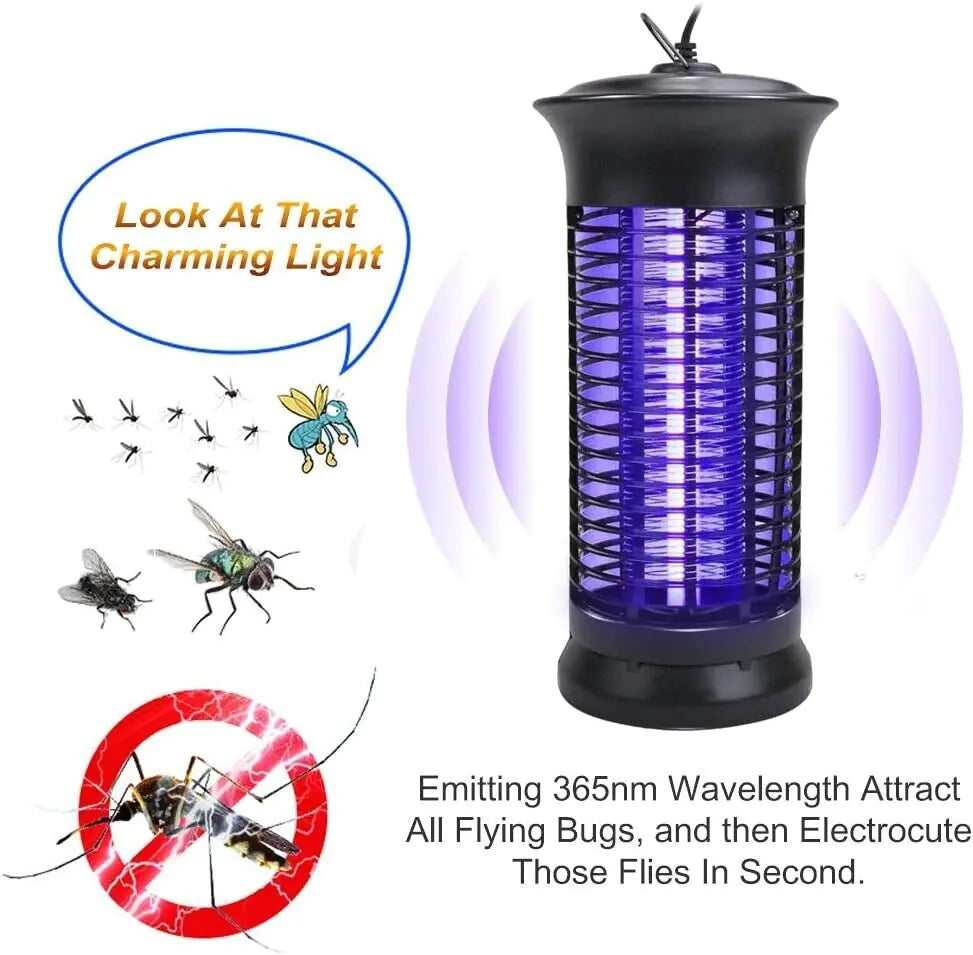 High-Voltage Fly & Mosquito Zapper 4000V